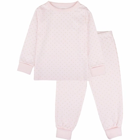 Breathable fabric Sleep Friendly Layer Livly Baby Pink Saturday 2 Piece Night Set