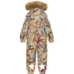 Shiny-Lining Puff-Sleeve Molo Fungi Habitat Polaris Fur Junior Snowsuit