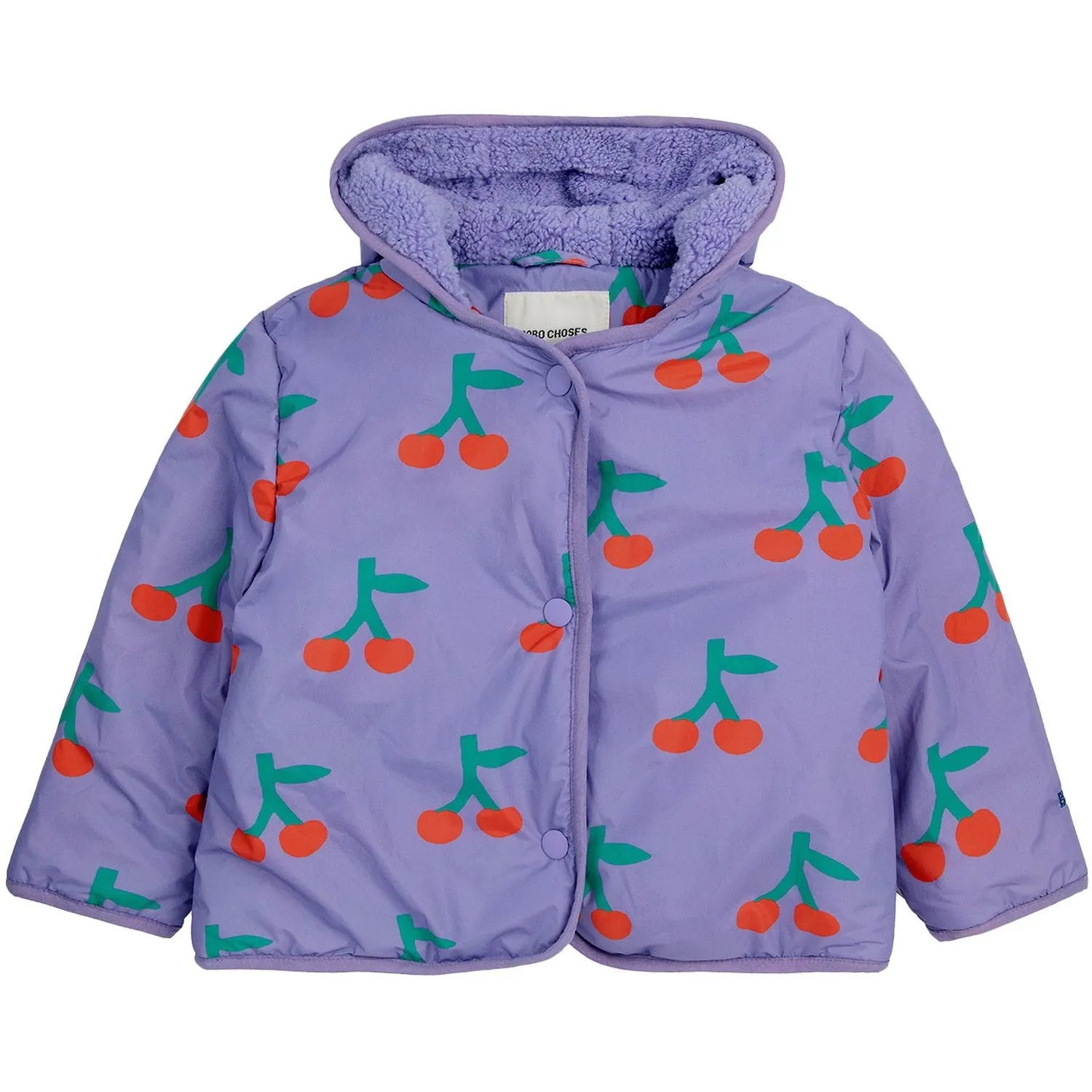 Bobo Choses Purple Cherry All Over Anorak Disseminate