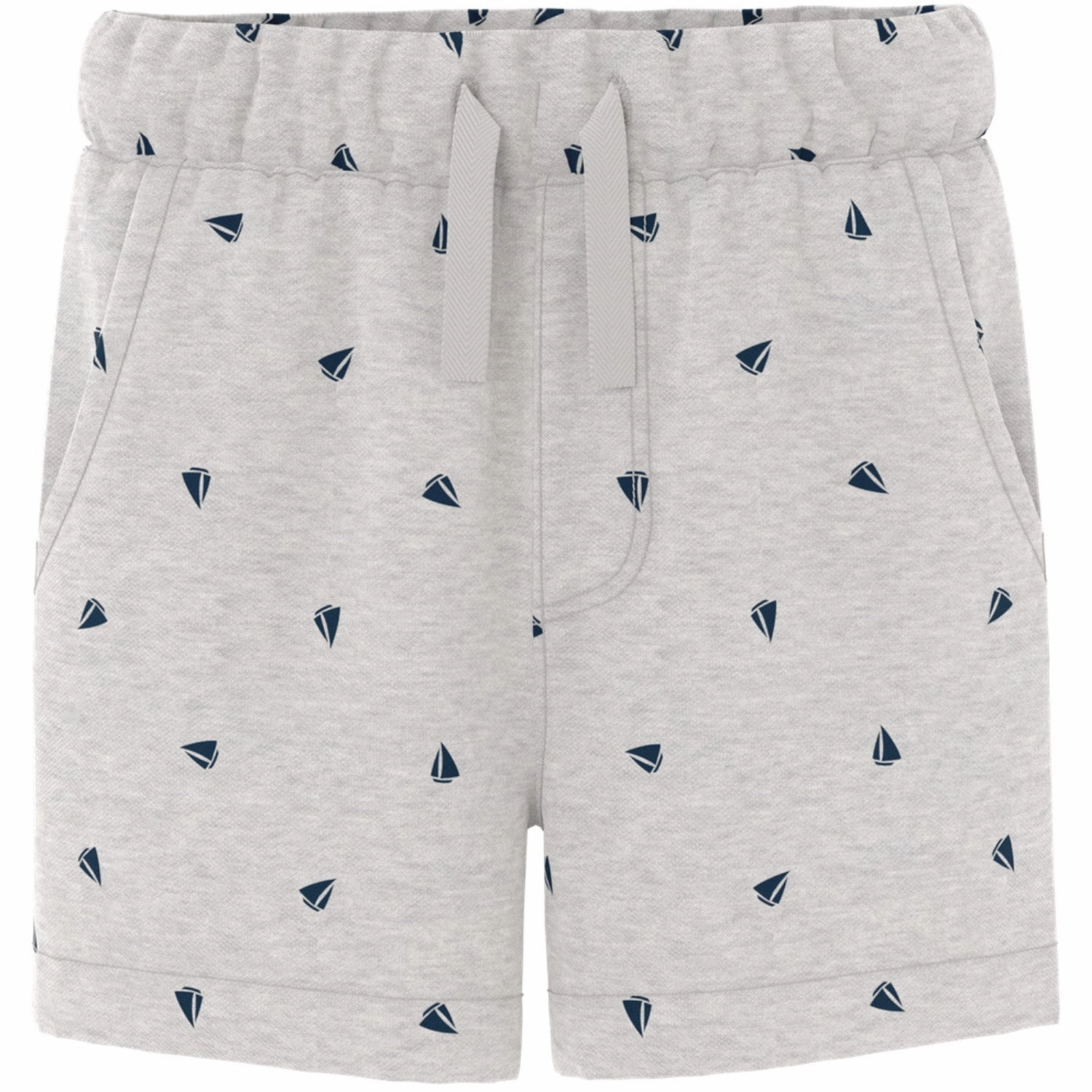 Name It Light Grey Melange Boats Volo Regular Shorts yoga clothes