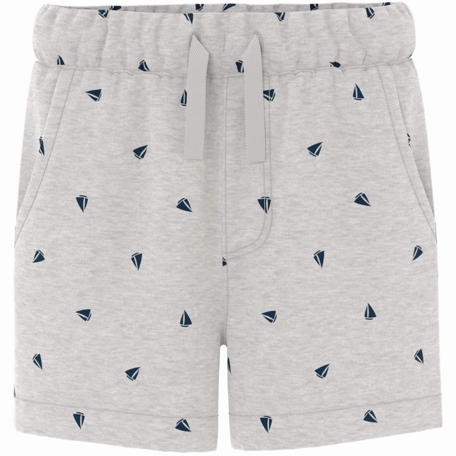 On The Go Name It Light Grey Melange Boats Volo Regular Shorts