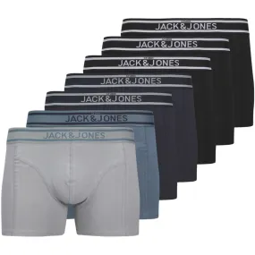 wedding attire Stretch Fabric Jack & Jones Junior Black Jacjohn Solid Trunks 7 Pack Jnr