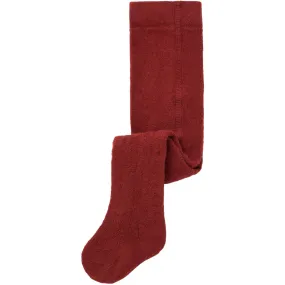 Lil'Atelier Spiced Apple Ilso Ana Pointelle Tights Warm-insulation-effect-attribute Satin