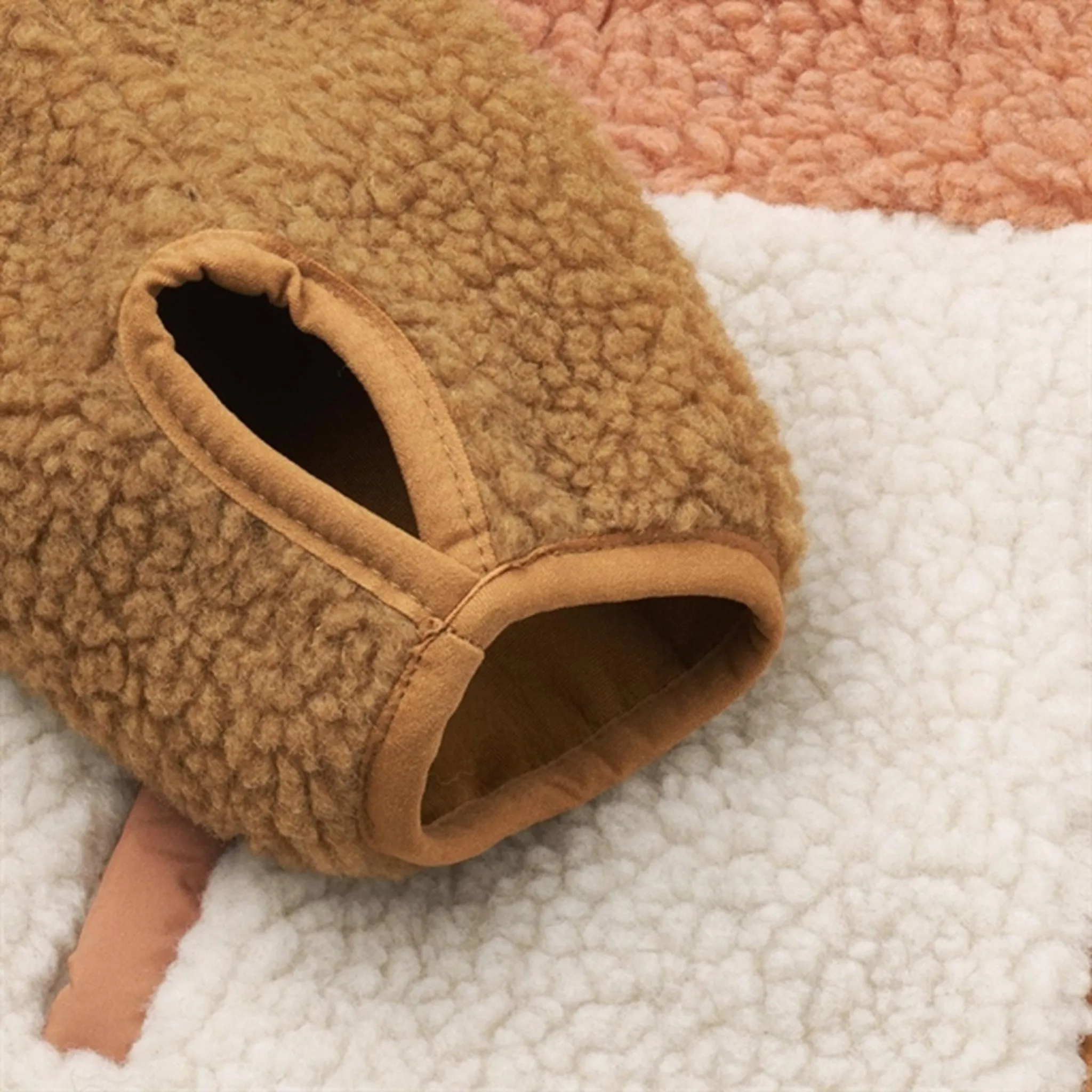 Liewood Nolan Pile Jacket Tuscany Rose Multi Mix Strategy foldable