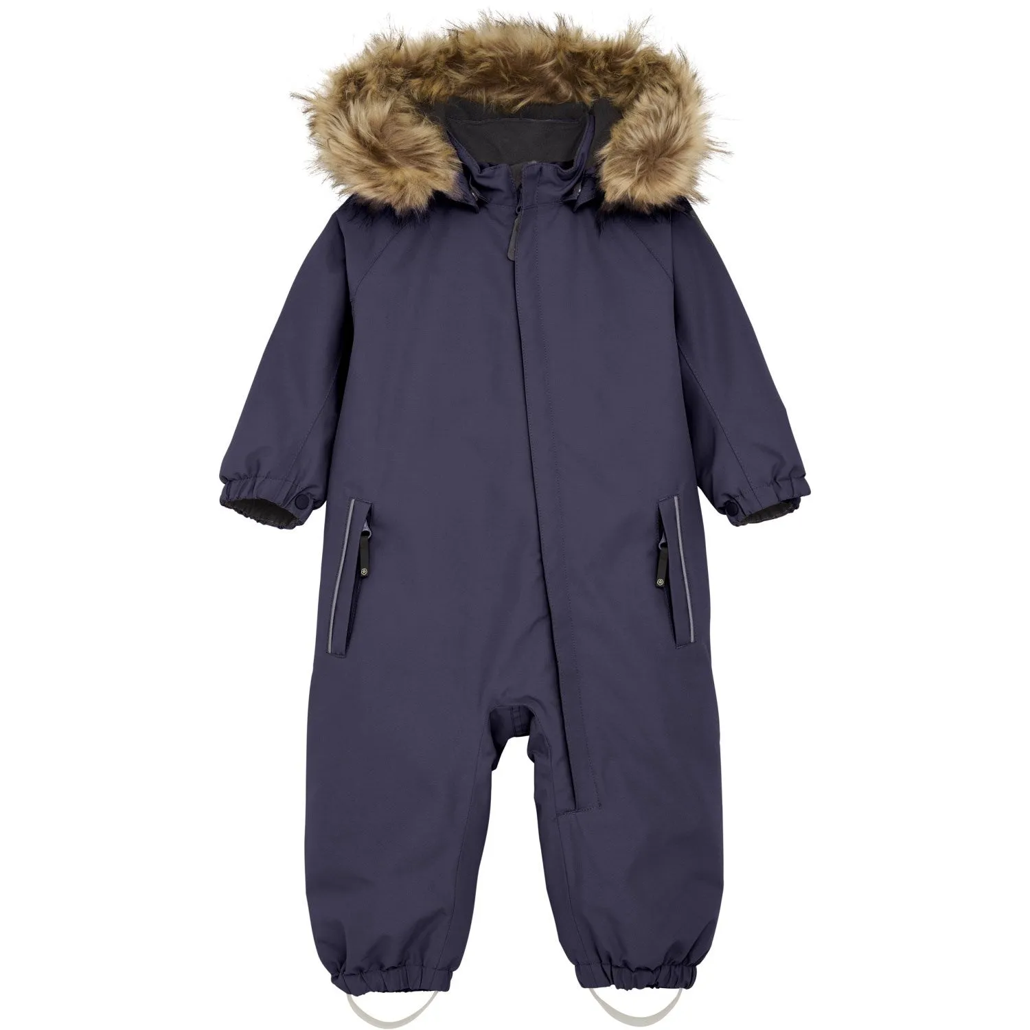 Color Kids Graystone Baby Coverall W. Fake Fur Timeless long-sleeve piece Water-resistant