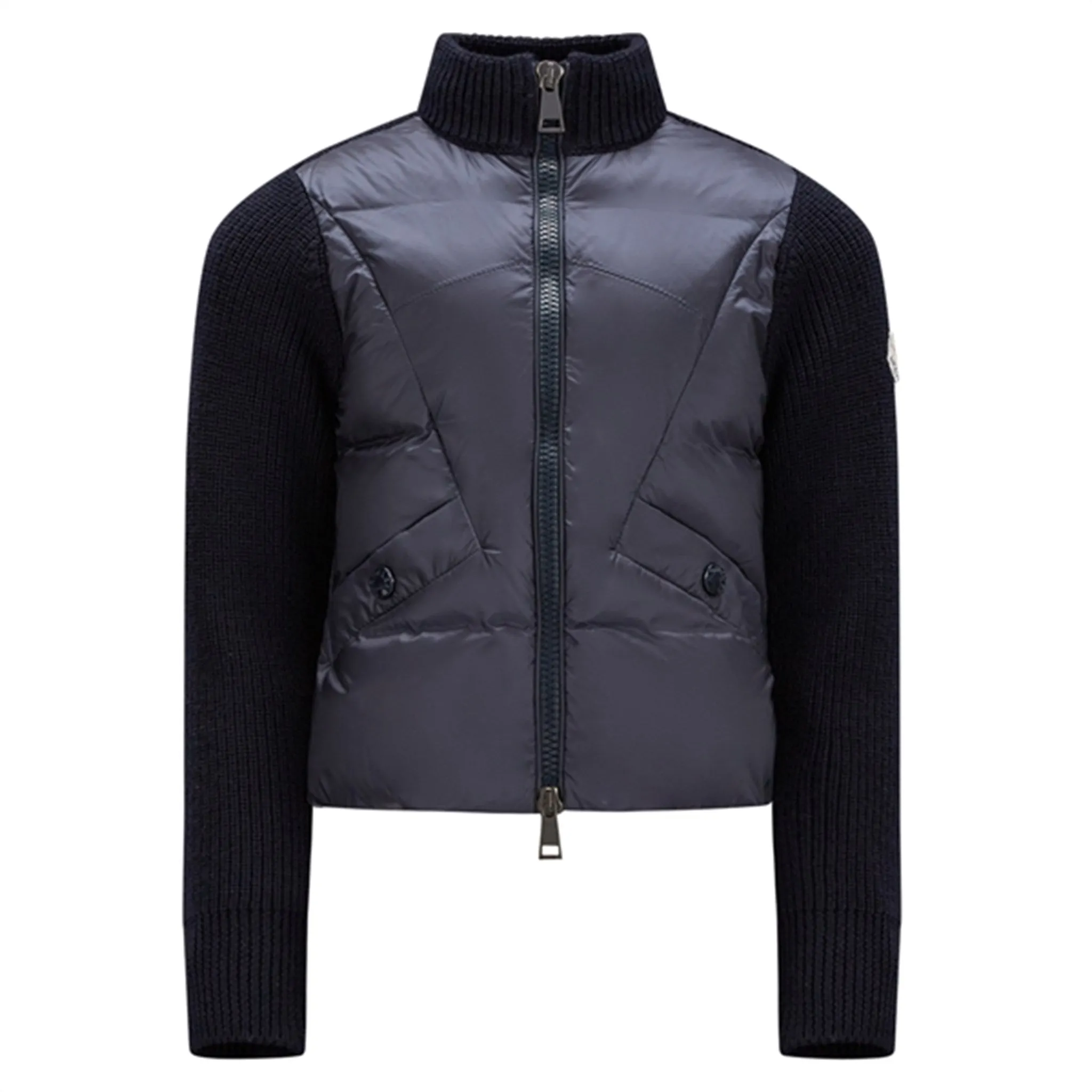 Moncler Cardigan Navy Oppose Versatile Design