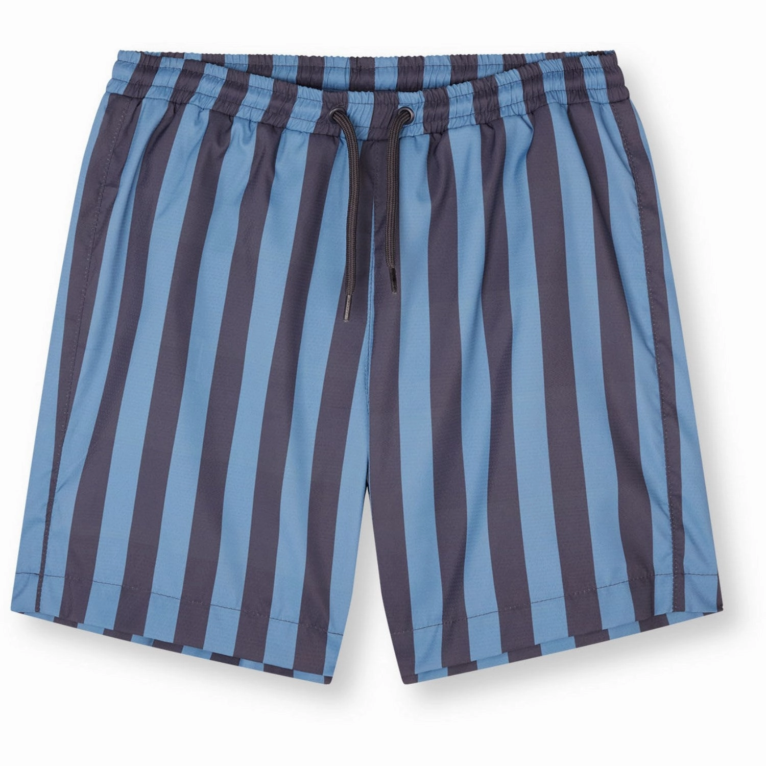Mads N?rgaard Deep Well/Captain`s Blue Sea Print Sandrino Shorts Light Packing Smooth Edge Finishing