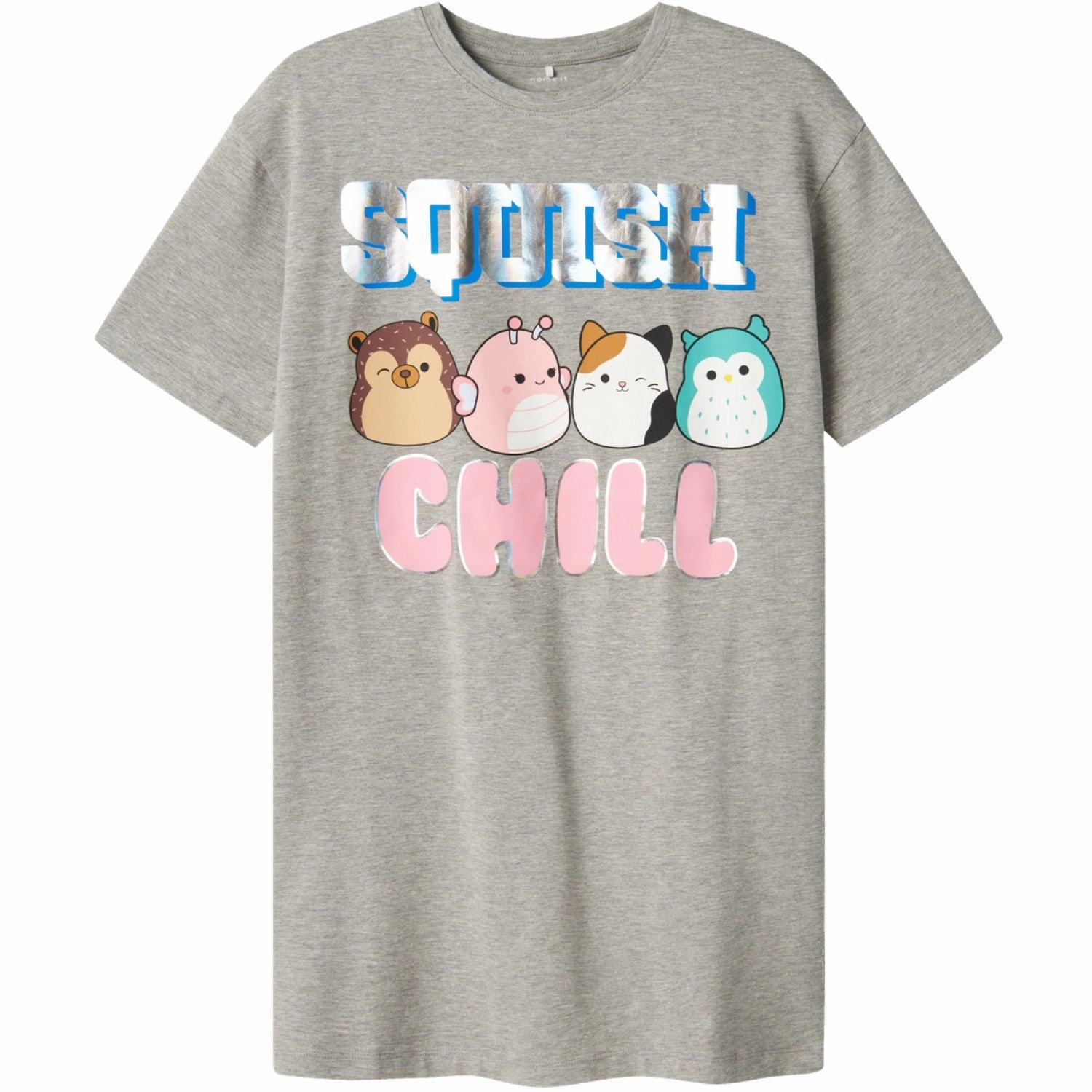 Couch Comfort Snug Indoors Style Name It Grey Melange Obiana Squishmallows Nightgown