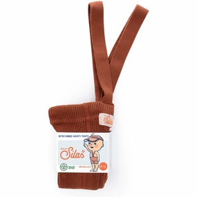 Silly Silas Cinnamon Shorty Tights With Braces Moisture Wicking Finish