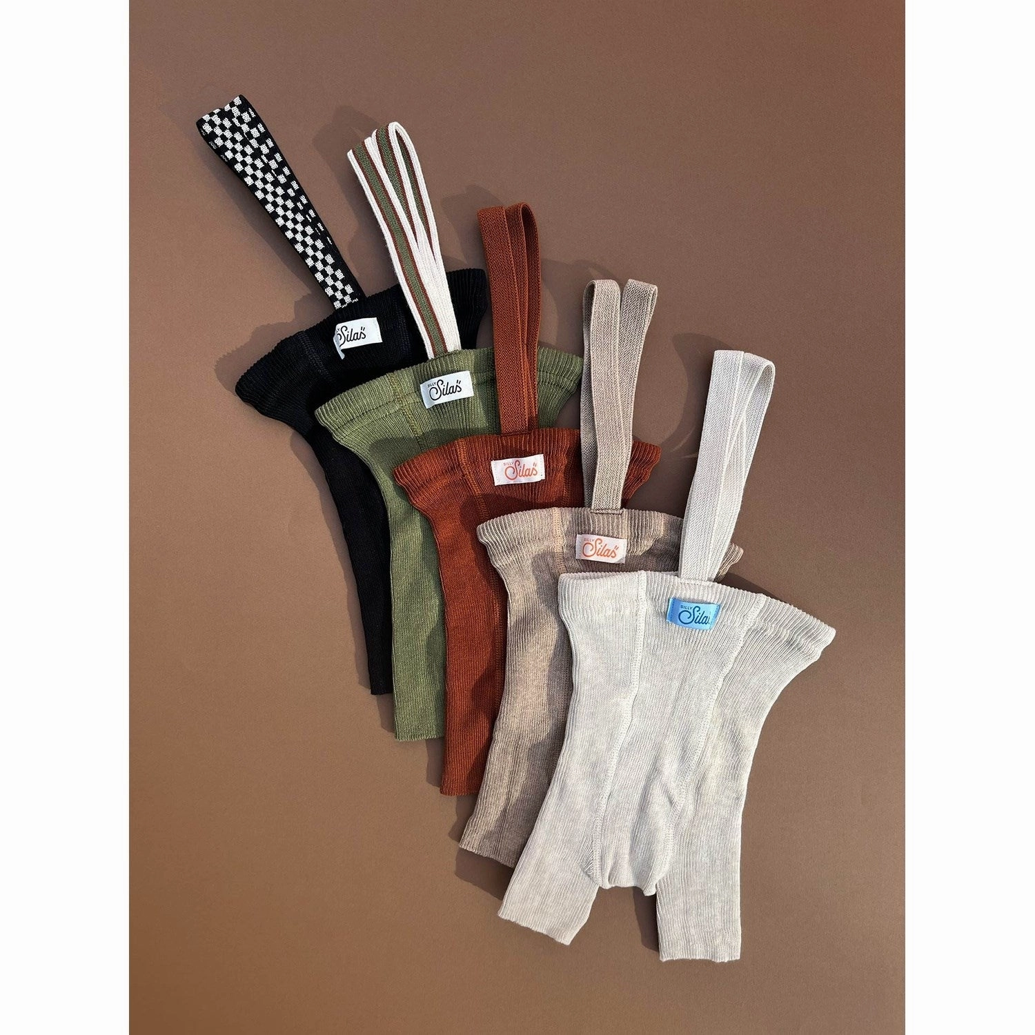 two piece outfit Silly Silas Cinnamon Shorty Tights With Braces