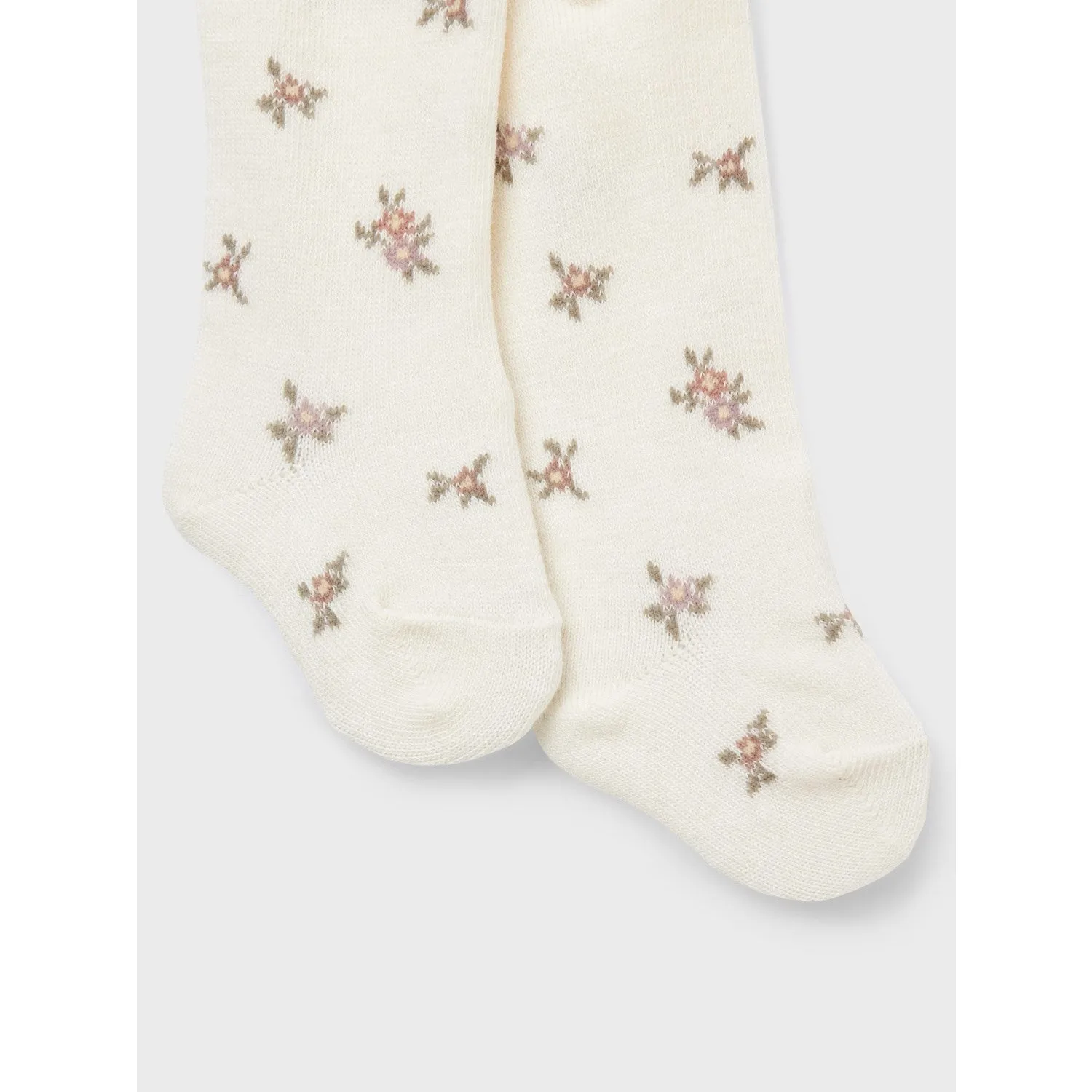 Name It Snow White Small Flowers Nbfwak Wo/Bl Tights Aoj Non-slip-feature