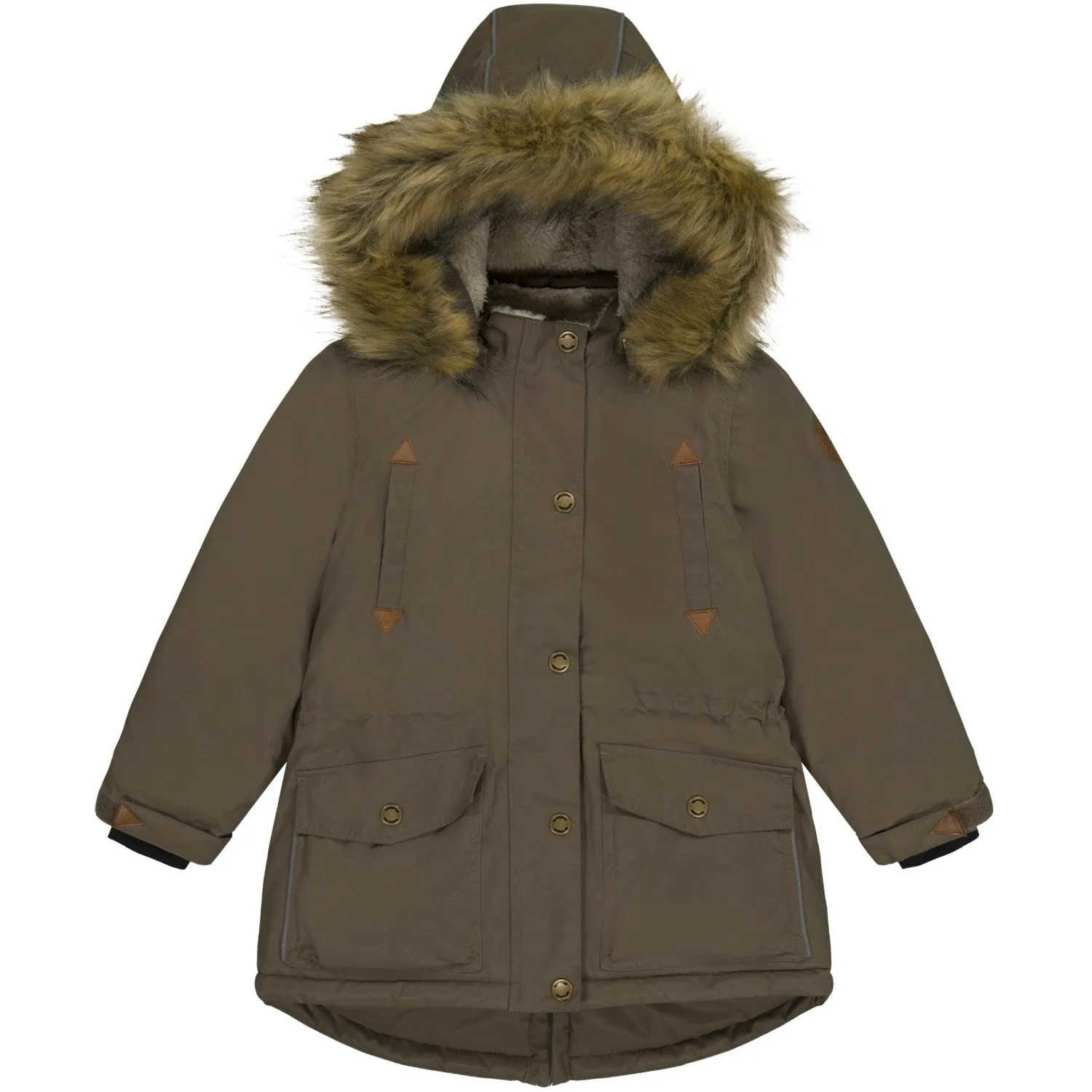 AbrasionResistant Layer Function Mikk-Line Chocolate Chip Twill Nylon Parca