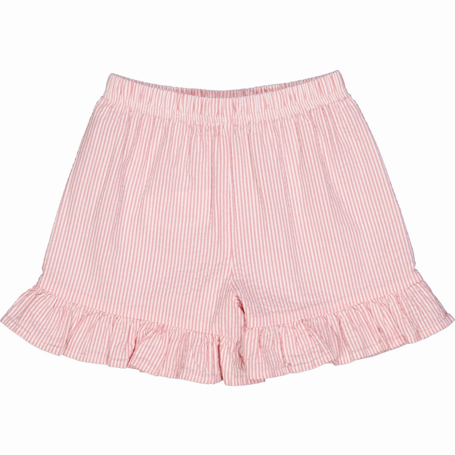 M??sli Balsam Cream/ Bubblegum Seersucker Stripe Frill Shorts Underwear