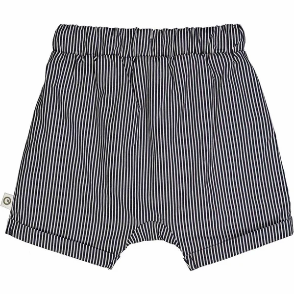 Effortless Style M??sli Balsam Cream/Night Blue Poplin Stripe Shorts