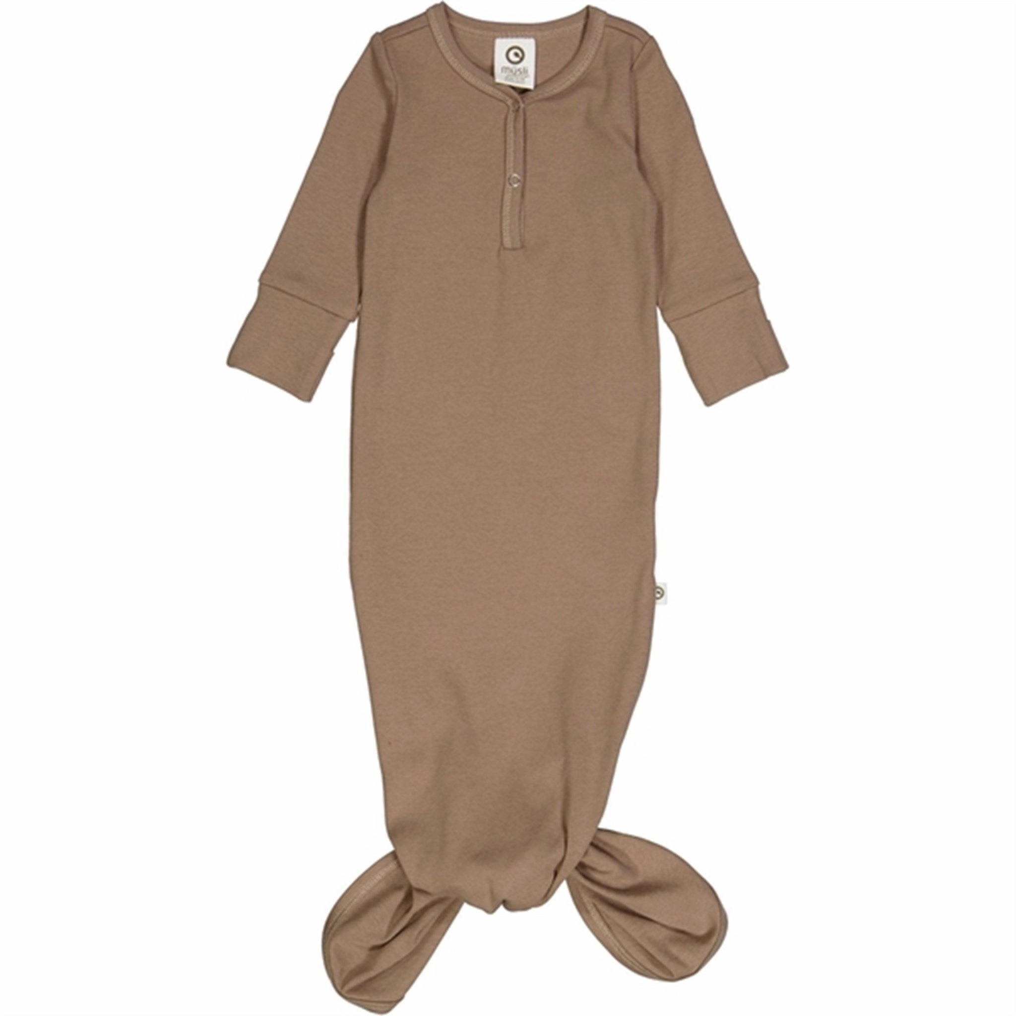 M??sli Walnut Rib Knot Dress Effortless Chill