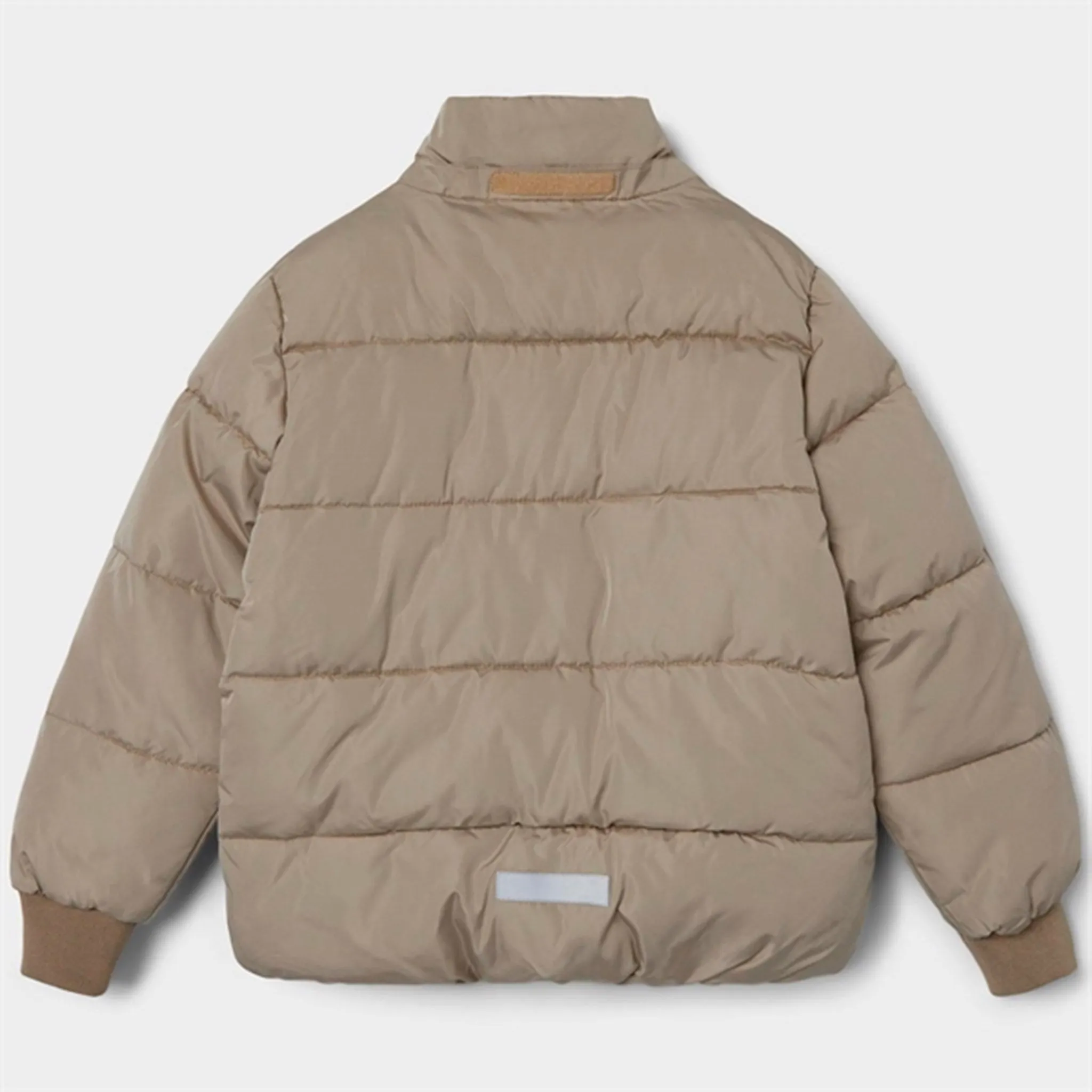 Name it Weathered Teak Music Puffer Jacket Silk-Blend