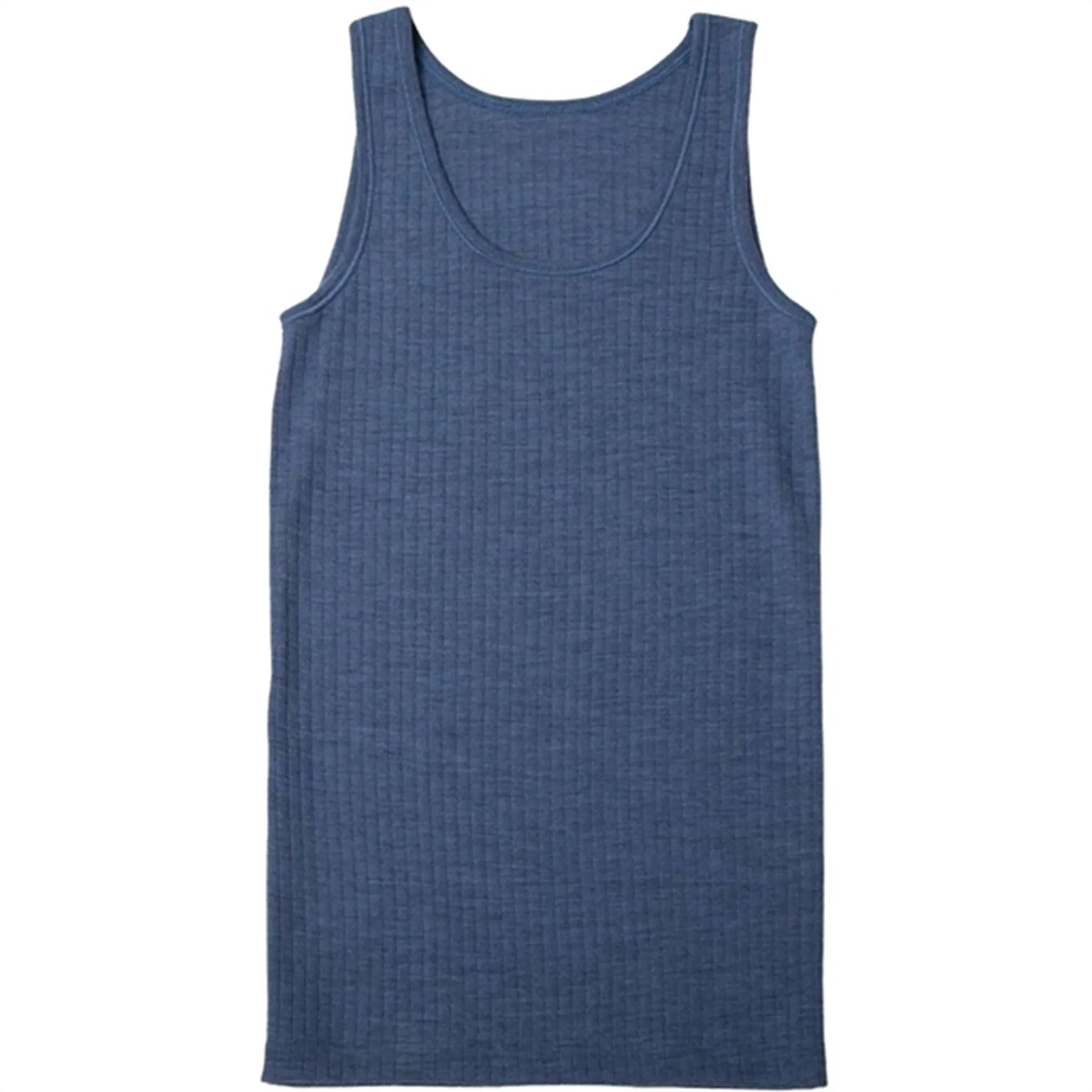 Joha Wool Blue Melange Undershirt law attachment