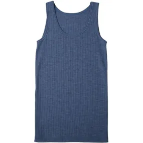 Joha Wool Blue Melange Undershirt law attachment