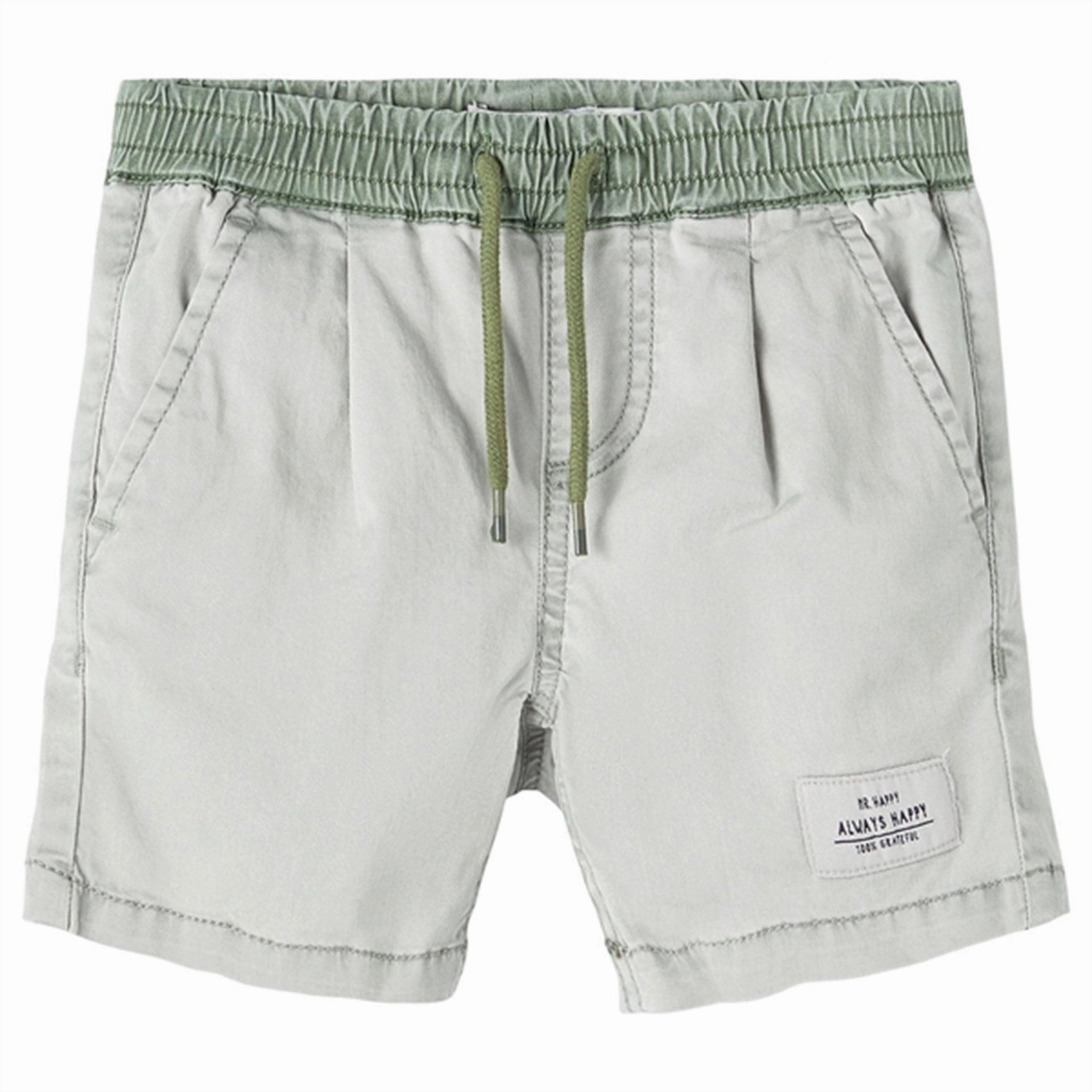 Name it Dried Sage Ben Jog Twill Shorts Beach-Ready Look Sun Ready