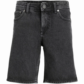 Jack & Jones Junior Grey Denim Original Chris Shorts 823 Adaptive Tension Control Stay Fresh