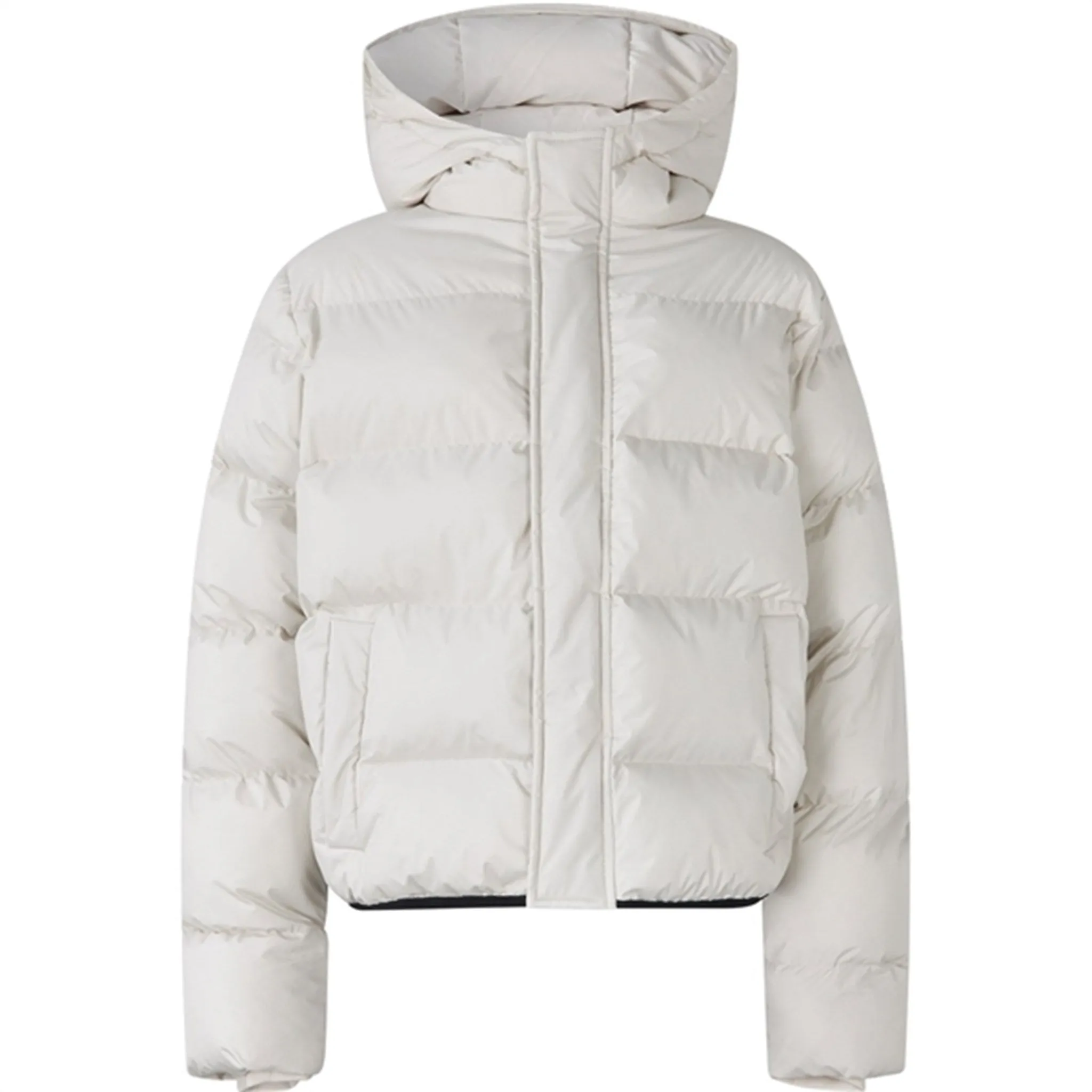 Point-Collar Mads N?rgaard Recycle Jojina Jacket Silver Birch