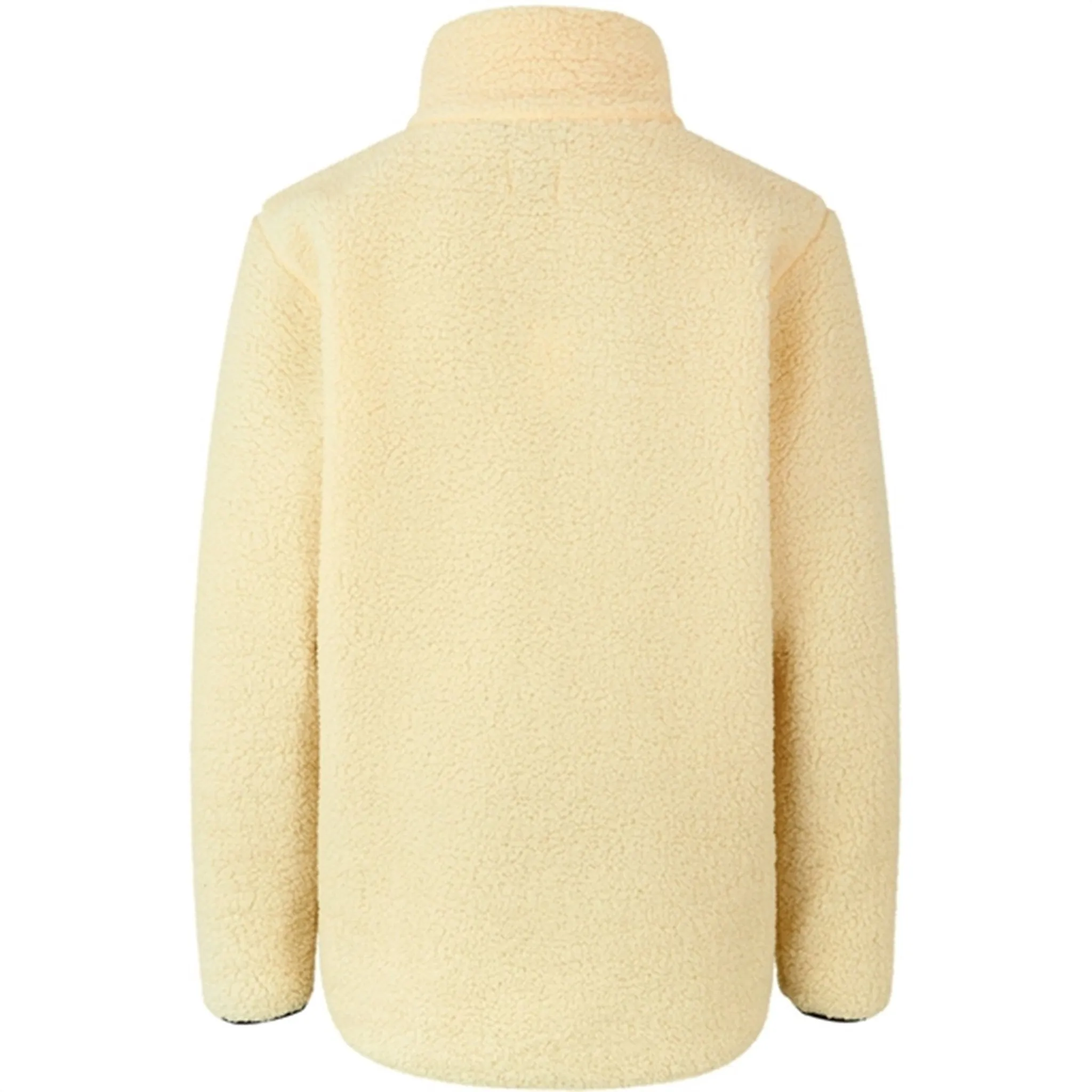 Technical Layer Mads N?rgaard Teddy Fleece Jeffo Fleece Jacket Vanilla Custard/Asphalt