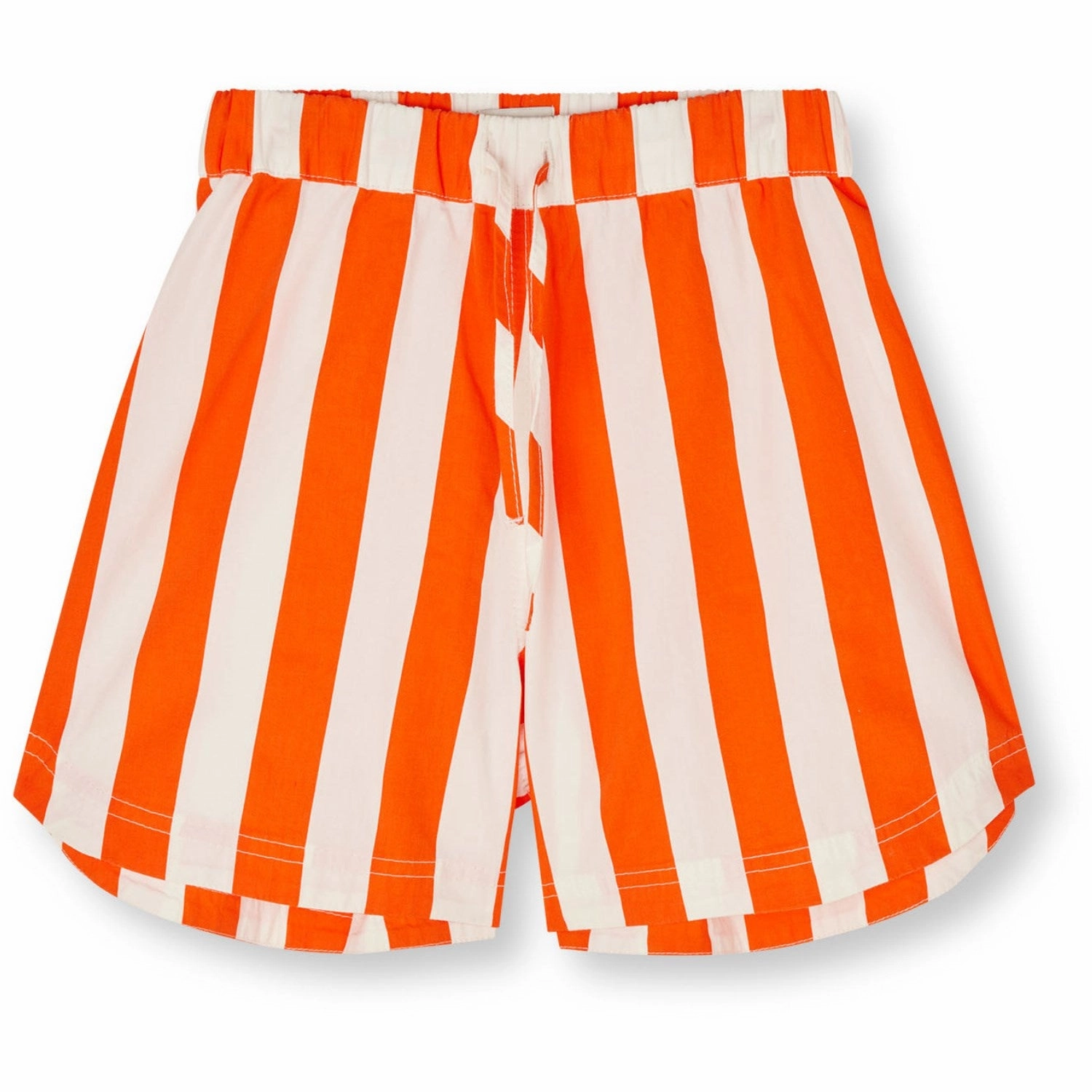 Mads N?rgaard Cherry Tomato/White Alyssum Sacky Pio Shorts Modern Aesthetic