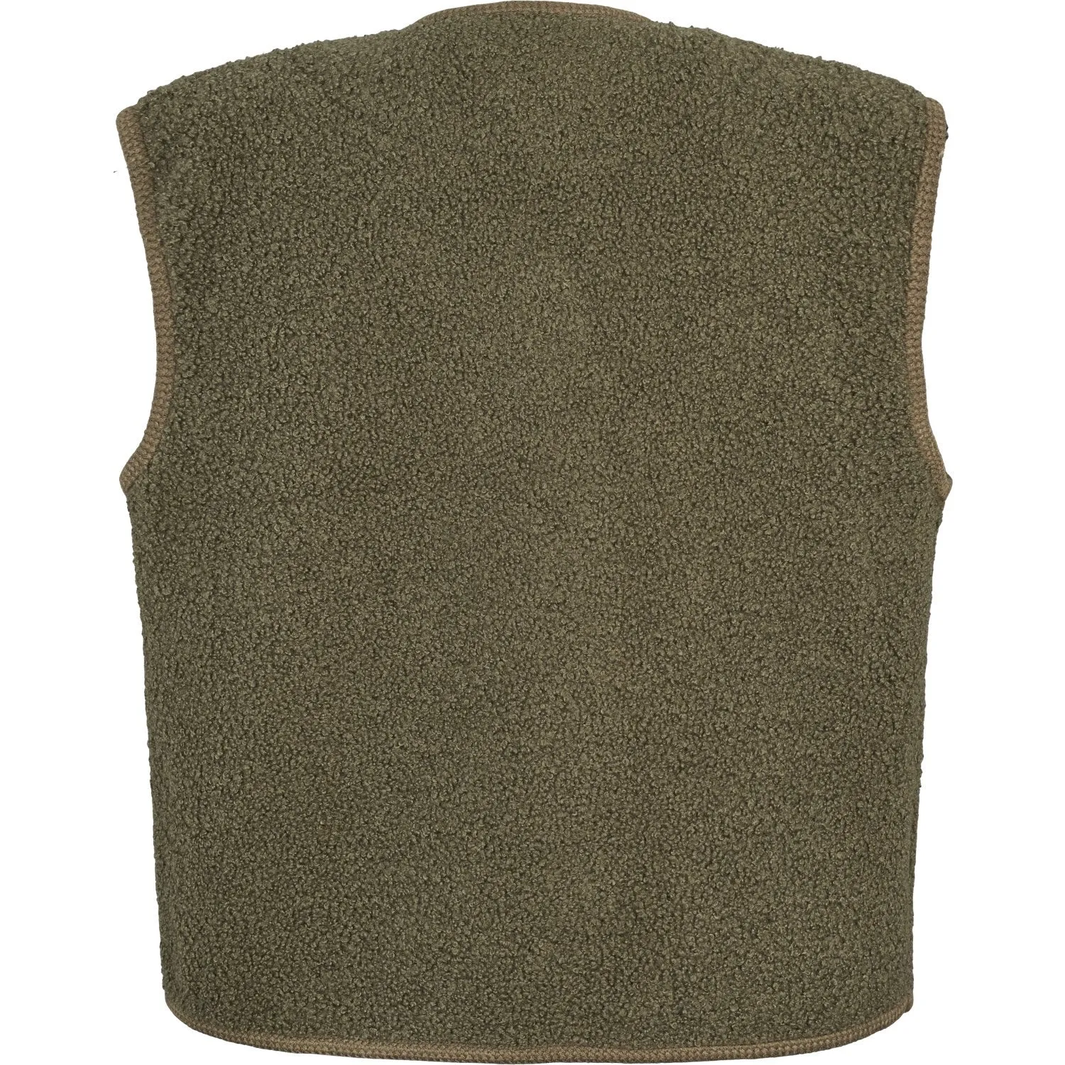 MarMar Bonded Teddy Olive Leaf Jolly Fleece Vest Functional Core Performance Layer