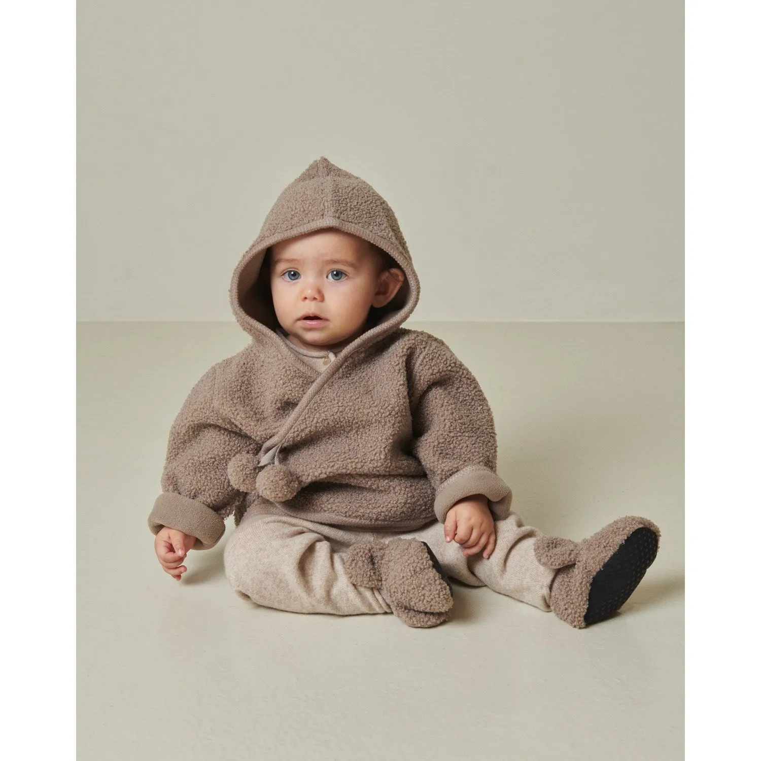 Light Warmth Essential Gear MarMar Bonded Teddy Sandy Shores Jojo Fleece Jacket