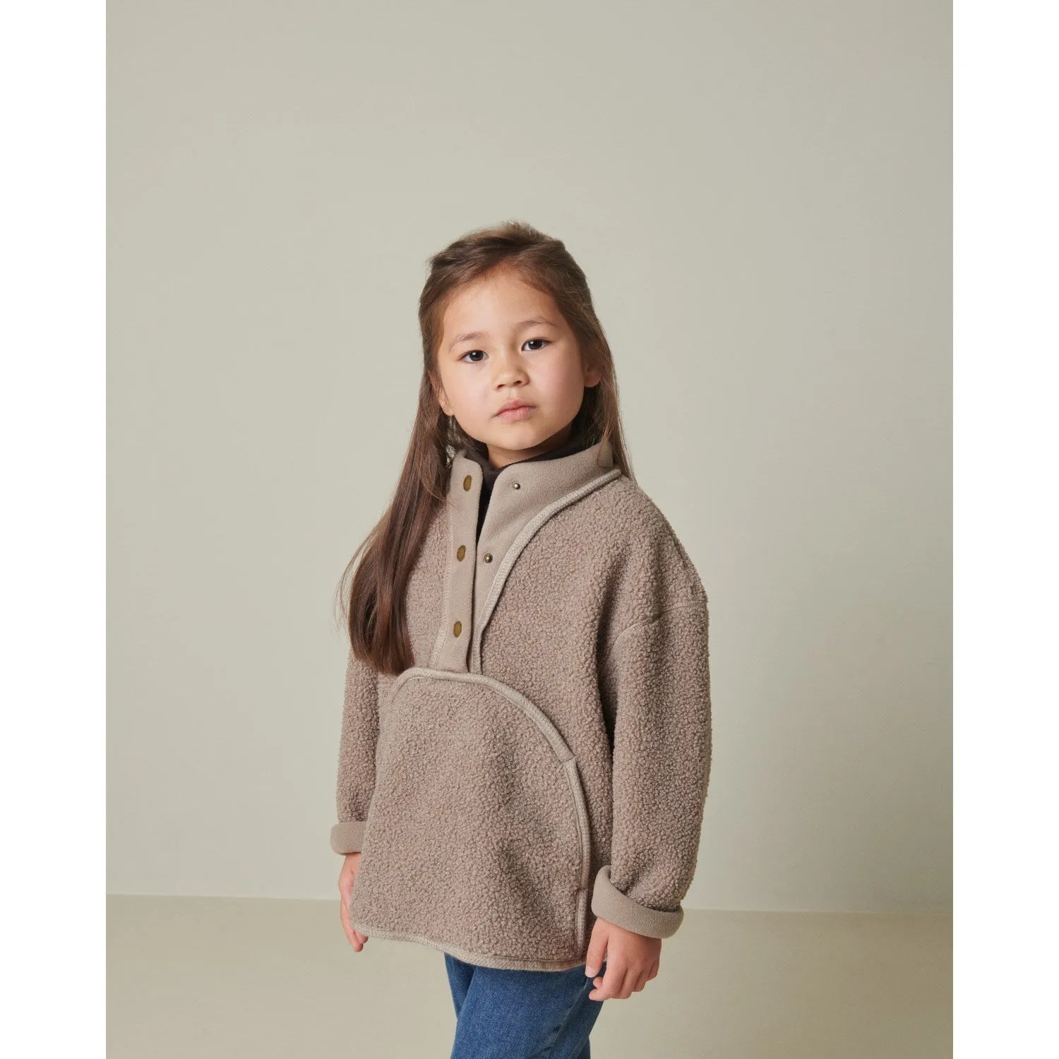 MarMar Bonded Teddy Sandy Shores Joy Fleece Jacket Cold Trail