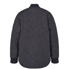 MarMar Darkest Blue Jacket Thermo Orry Designer-Label Bold patterned blouse