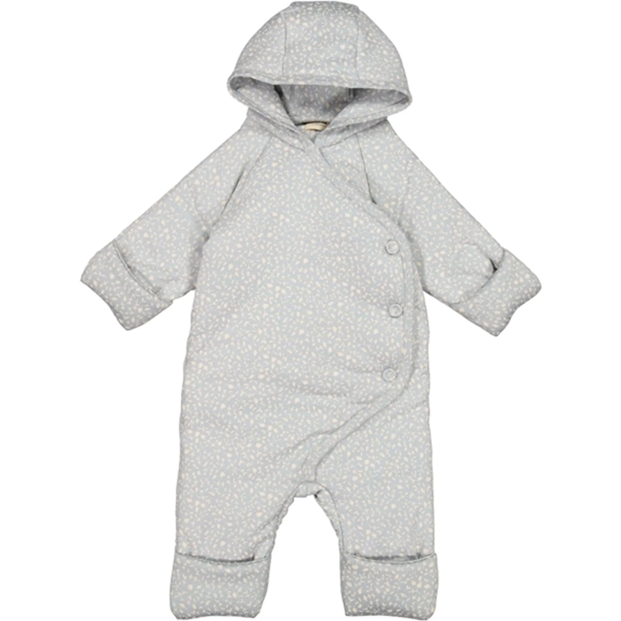 MarMar New Born Meadow Leaves Rexo Romper Side-Slit