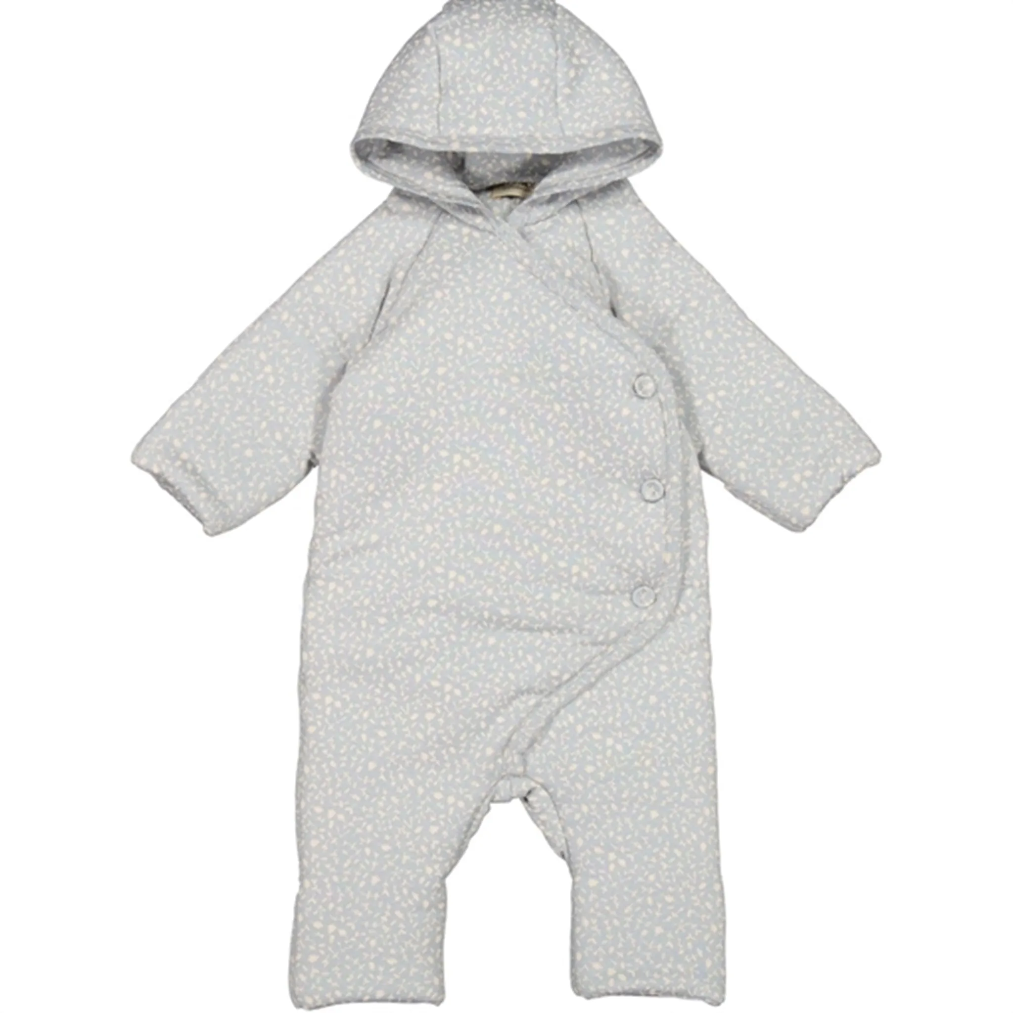 MarMar New Born Meadow Leaves Rexo Romper Button-front