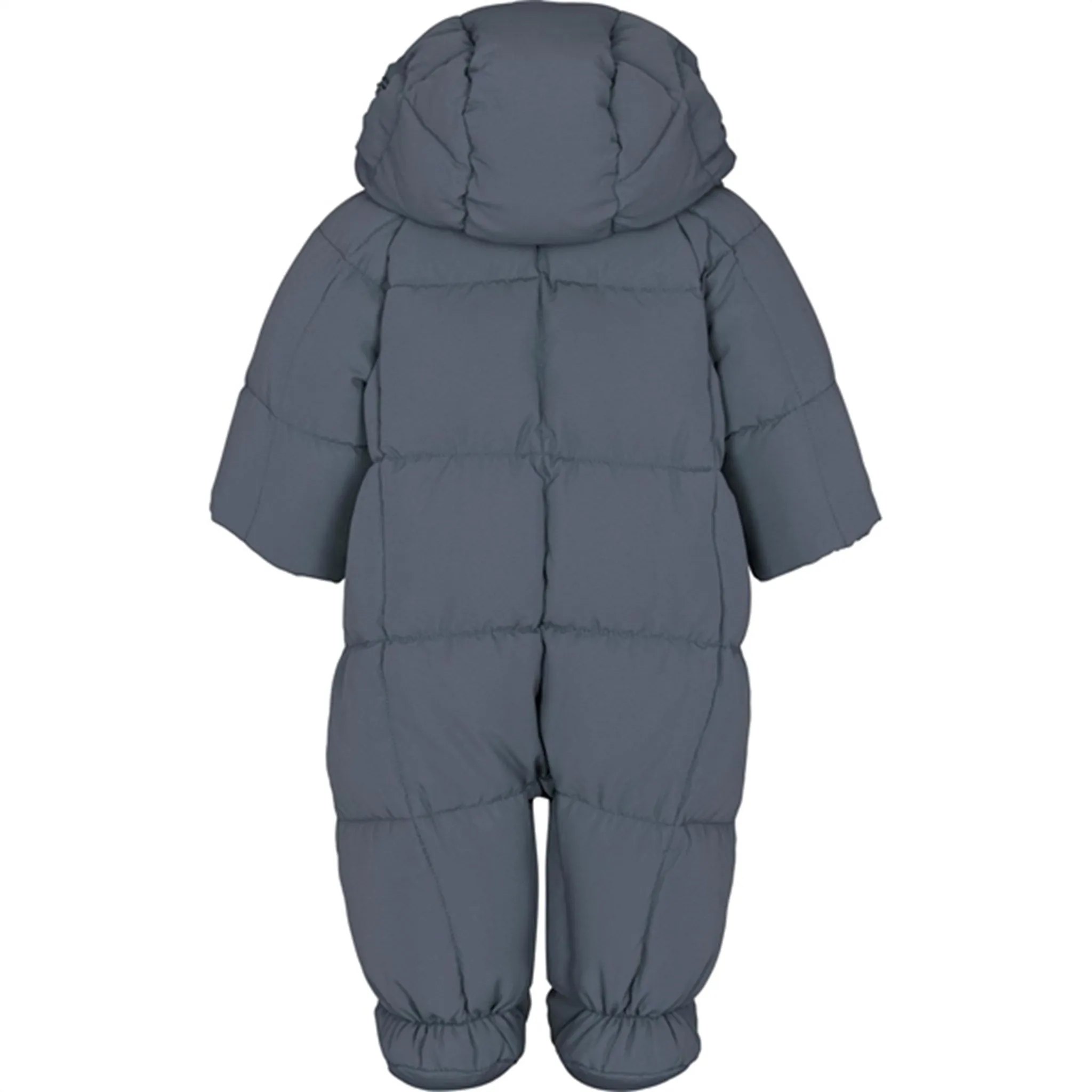 Climate-Adaptive Satin-Finish MarMar Obert Puffer Outdoor Suit Stormy Blue
