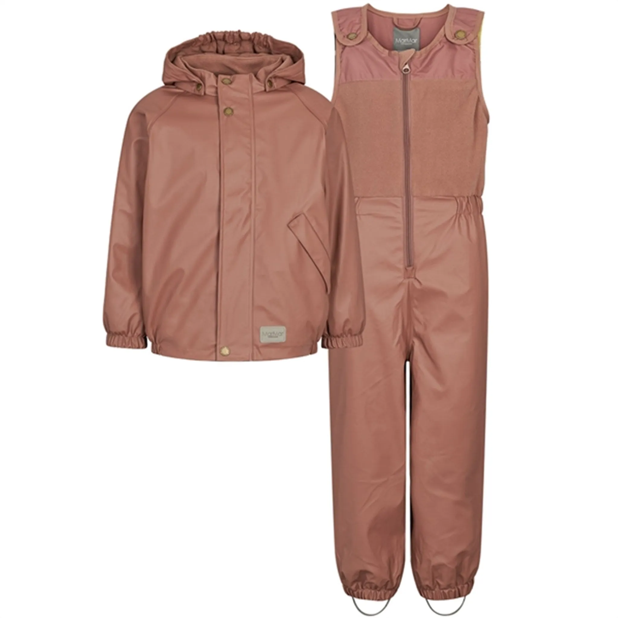 Low Profile MarMar Obo Rainwear Set Fleece Tawny Rose