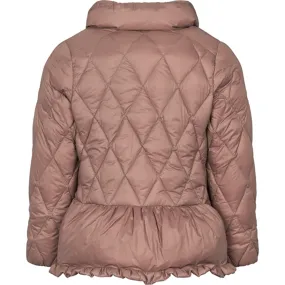 Bell-Sleeve MarMar Olia Light Puffer Down Jacket Tawny Rose