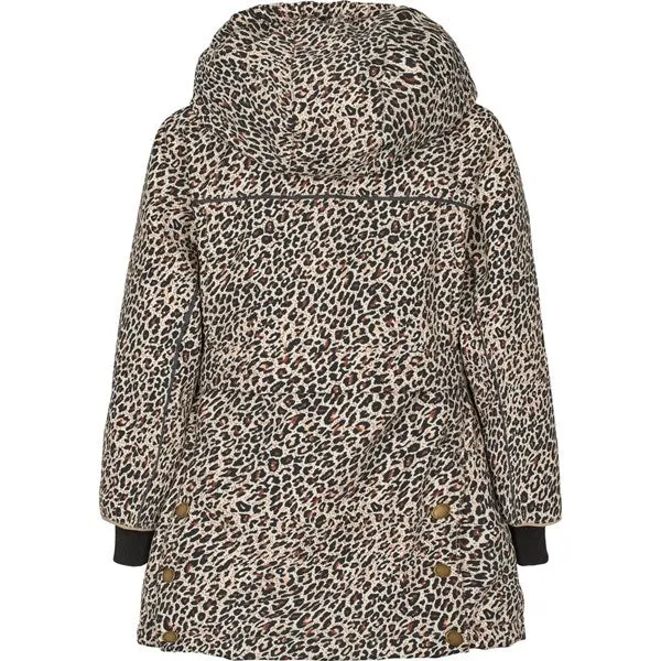 MarMar Omanda Winter Jacket Leopard Technical Outerwear Odor Resistant Treatment