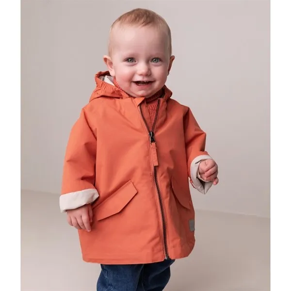 beach bonfire suitable for charity events MarMar Ovi Jacket Dark Peach Tech Parka