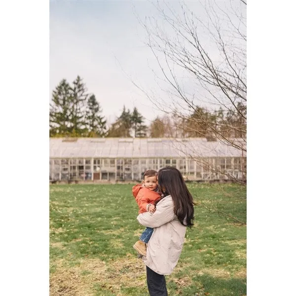 Anti Pilling Ribbed Cuffs MarMar Ovi Jacket Dark Peach Tech Parka