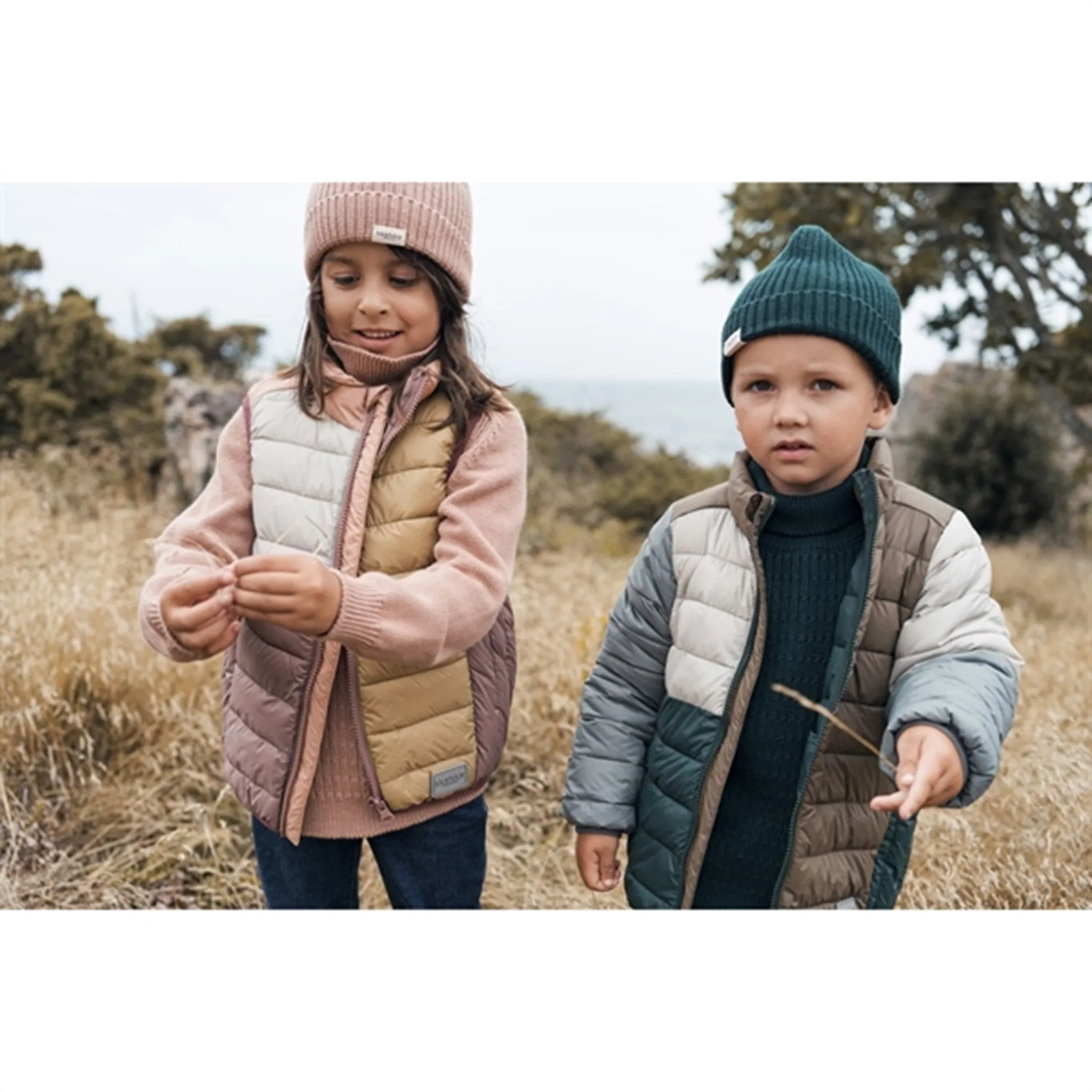 MarMar Owe Vegan Puffer Down Jacket Dark Leaf Blok Abrasion-resistant Elegant semi-formal top