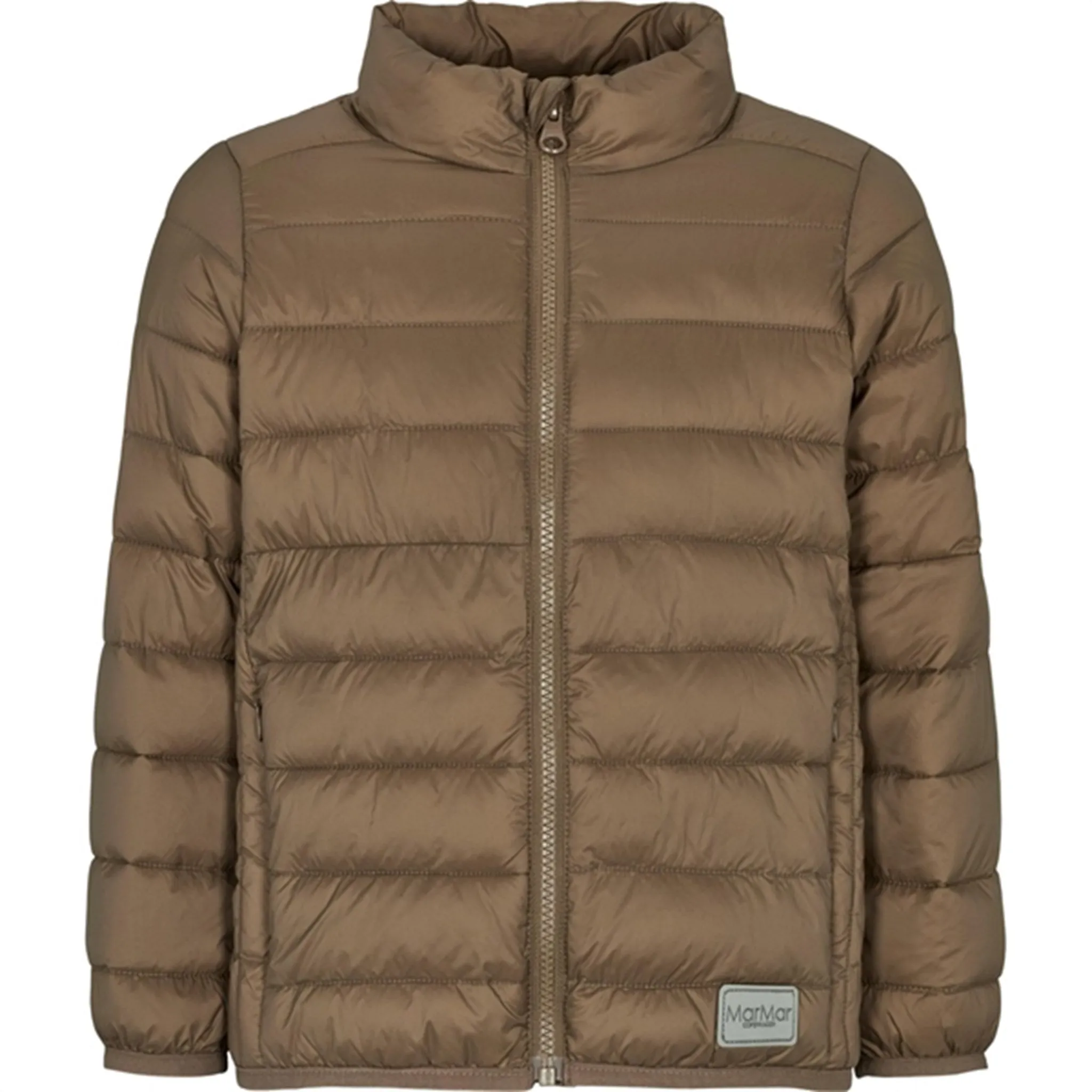 Wrinkle-Free-Finish Minimalist-Style MarMar Owe Vegan Puffer Down Jacket Wood