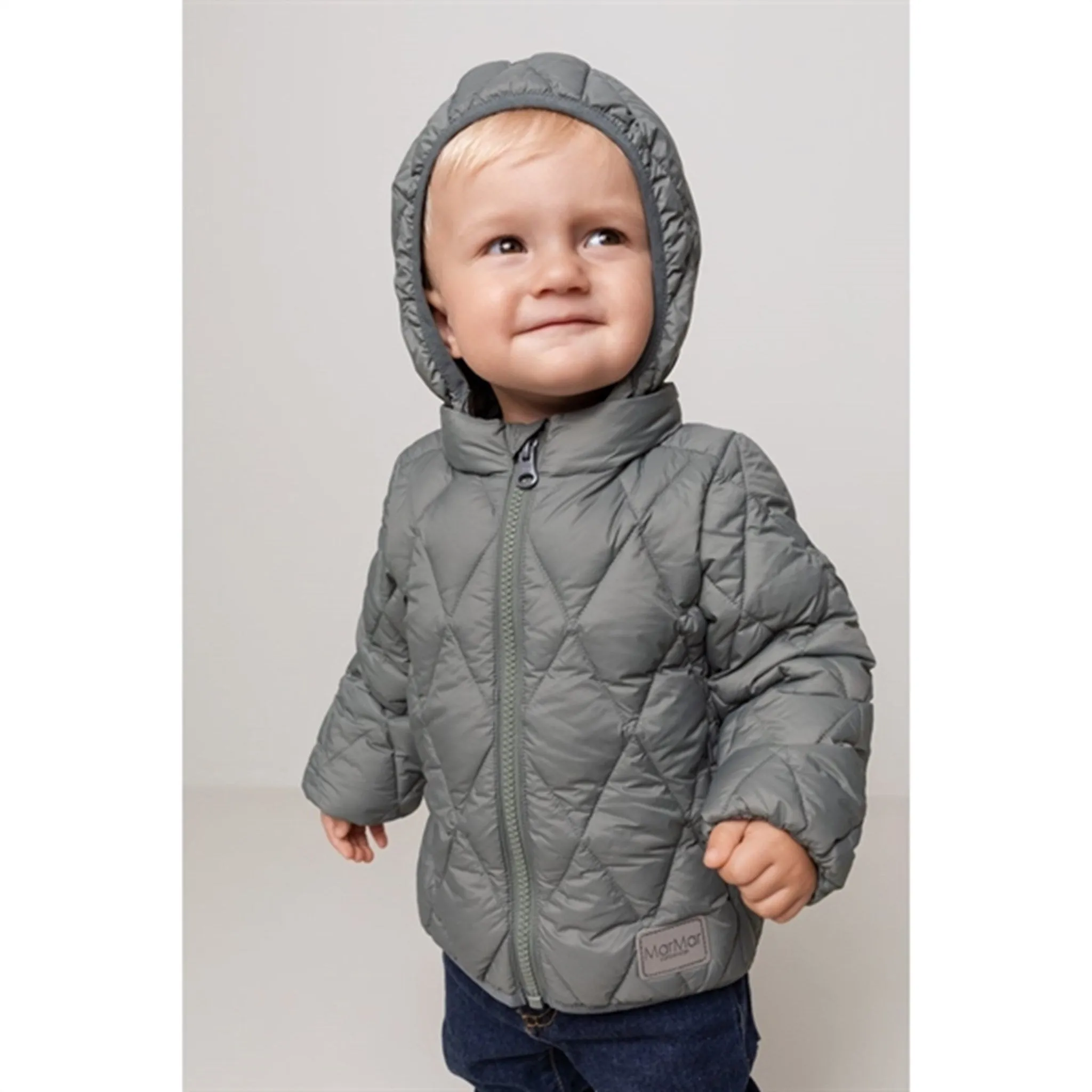 Stylish formal blouse Point-Collar MarMar Owen Light Puffer Down Jacket Greyish Green