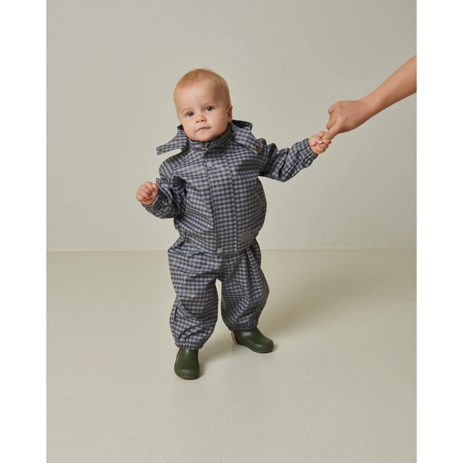 MarMar Rainwear Espresso Check Oddy Set Trail Route