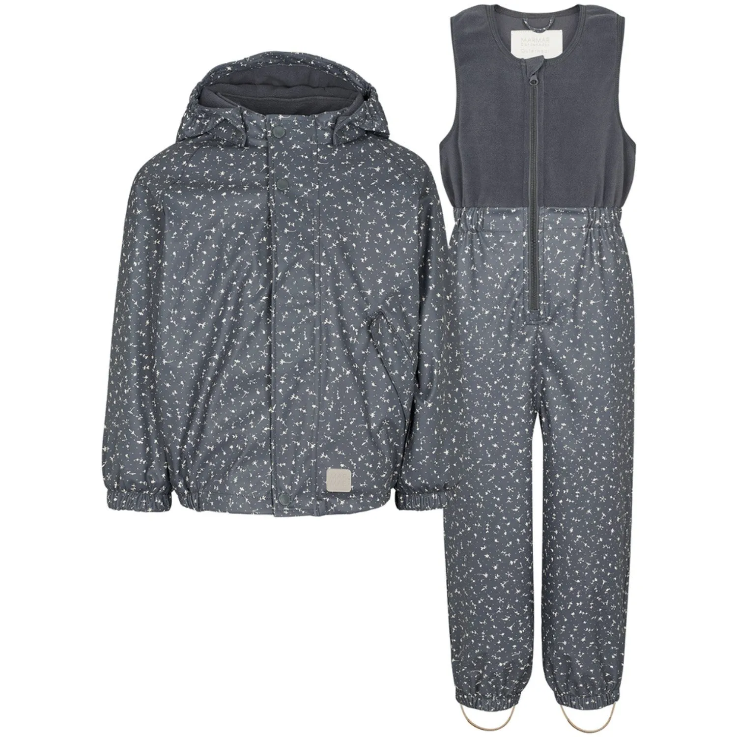 Water Blocking Shell Active Travel Gear MarMar Rainwear Fleece Dried Petals Obo Set