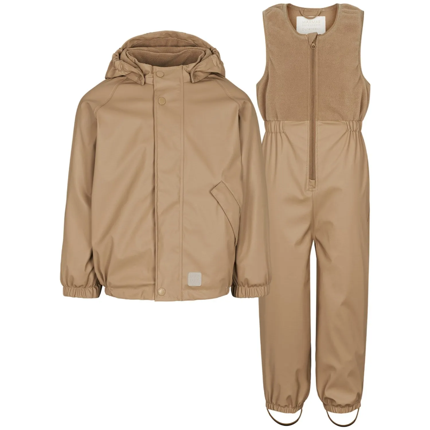 Street Layer MarMar Rainwear Fleece Sepia Brown Obo Set