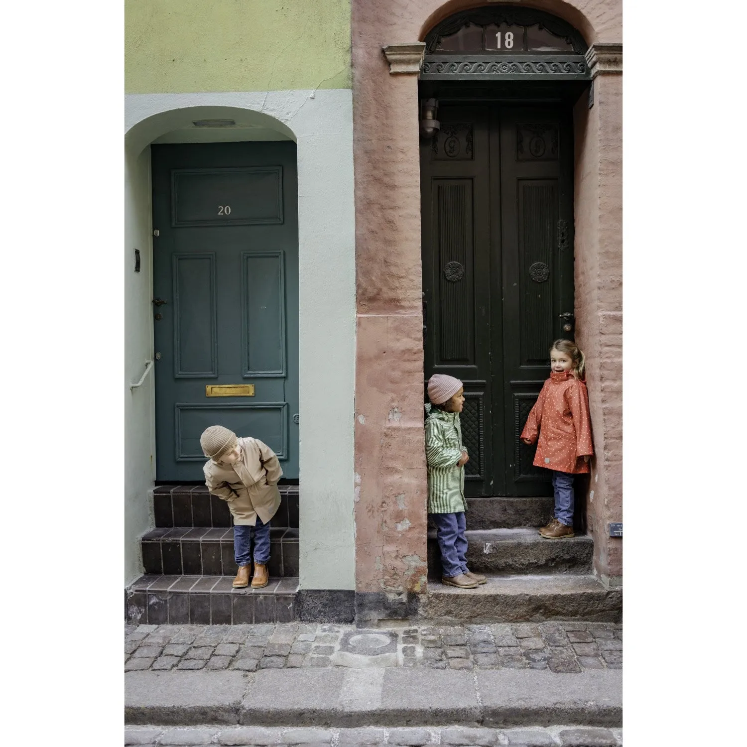 Outdoor Activity MarMar Rainwear Green Stripes October Jacket Outerwear