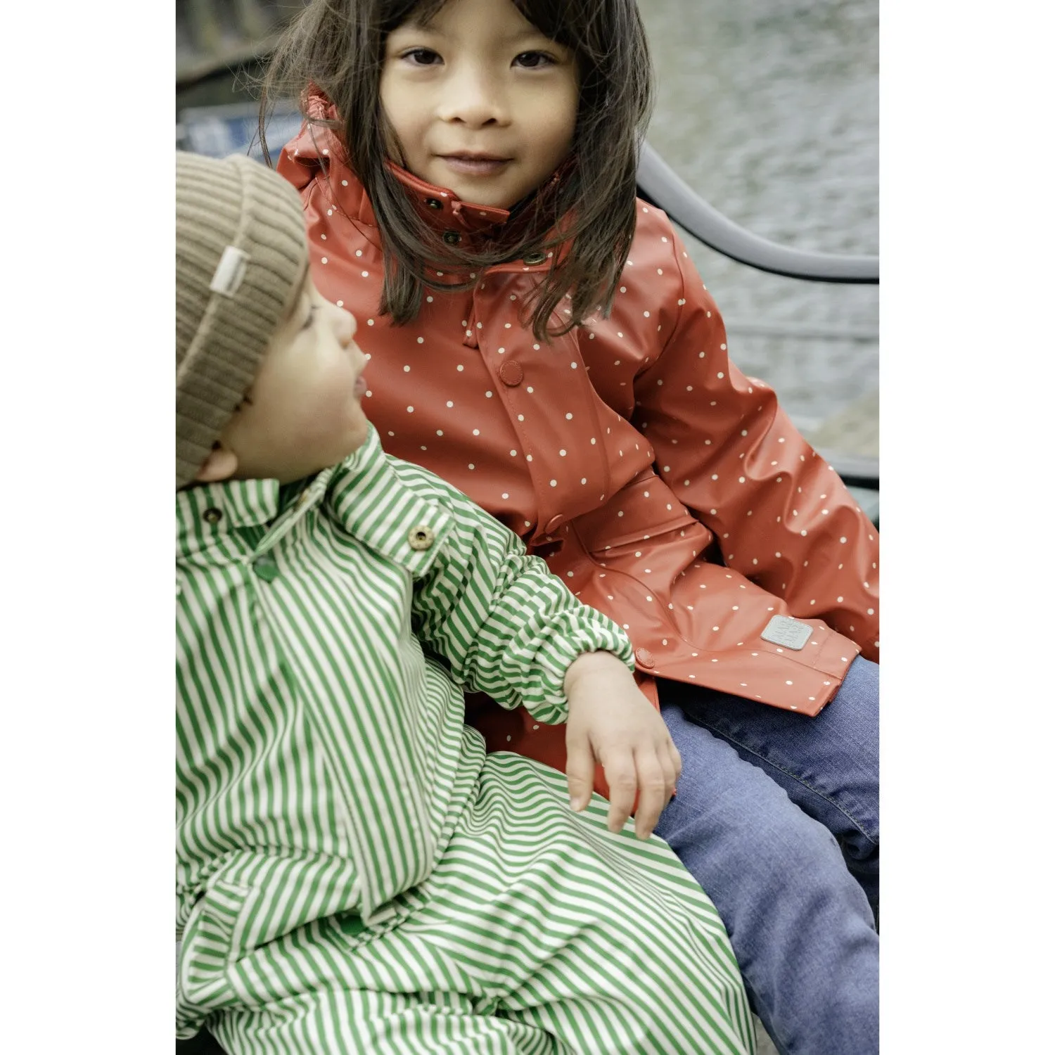 MarMar Rainwear Green Stripes Orion Suit Outerwear Commuter Essentials