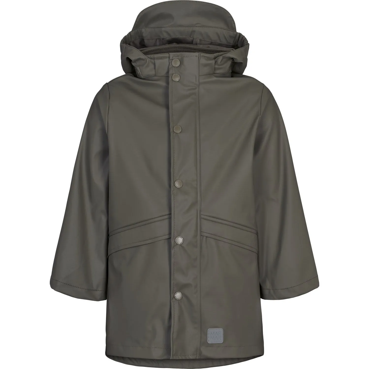 MarMar Rainwear Olive Leaf October Jacket snap closure