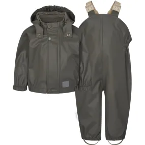 MarMar Rainwear Olive Leaf Oddy Set Trail Ready Mud Friendly