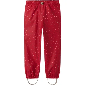 MarMar Rainwear Red Dew Dot Olaf Pants Outerwear Everyday Hike snap closure